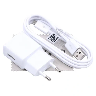 Immagine di Mungoo®, Caricatore originale per Samsung, USB, 2 A + cavo dati da 1,5 m, di ricarica Samsung Galaxy G928F Edge S7, panno la pulizia dello schermo