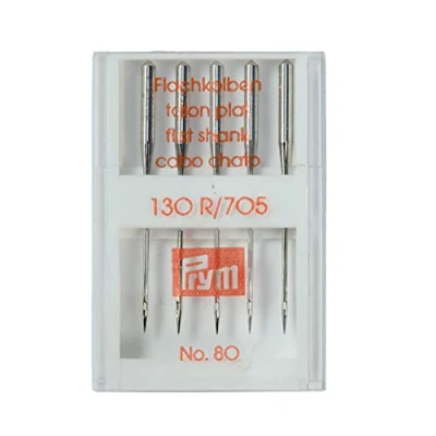 Immagine di Prym 151563 Aghi per Macchina da Cucire 130/705 Standard, Argento, No. 80