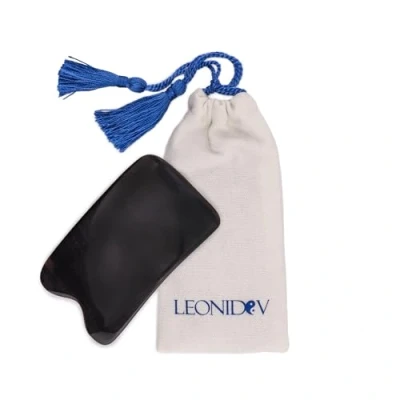 Immagine di Gua Sha rettangolare 9 x 5,5 cm, in corno di bufalo, Leonidov