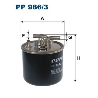 Immagine di FILTRON PP 986/3 Filtro Carburante per condotti/circuiti 10 AUDI: A8 D3
