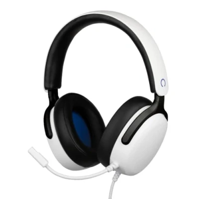 Immagine di Konix Cuffie gaming cablate circumaurali Nexus per PS5 Altoparlanti da 40 mm Microfono flessibile Connessione Jack 3,5 Cavo 1,5 m Bianco