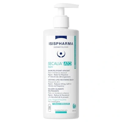 Immagine di ISISPHARMA SECALIA ATO Balm 400 ml Balsamo fluido a rapida penetrazione e reintegro lipidico Pelle secca tendenza atopica Riduce la frequenza l&#039;intensità del prurito Prodotto in Francia