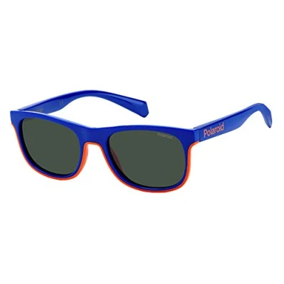 Immagine di Lunettes De Soleil Polaroid Pld 8041/s Col. Rtc/m9 Enfants Carré Bleu