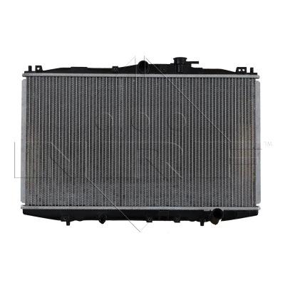 Immagine di NRF 53508 Radiatore motore Alluminio 668 375 16 con parti annesse Alette di raffreddamento saldate