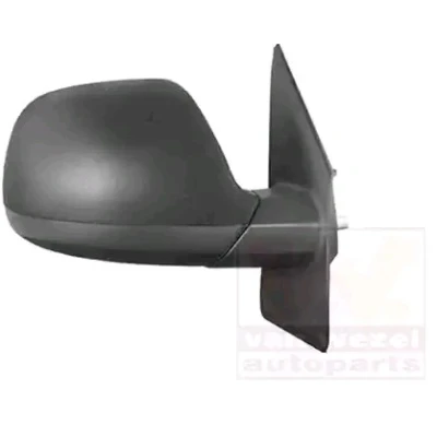 Immagine di specchio retrovisore esterno Van Wezel 5790804 Dx nero completo, convesso, per a regolazione manuale, ribaltabile/ripiegabile manual