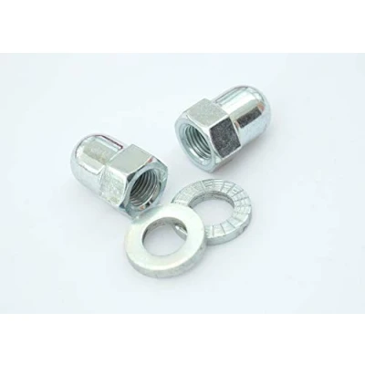 Immagine di acelo 2 dadi per cappelli M9 x 1 SW15 L21,5 + dischi dinamo Shimano Nexus e freno a rullo ruota anteriore