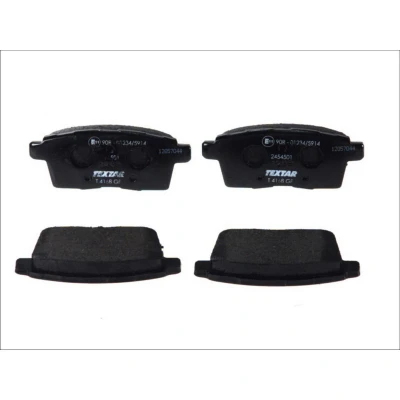 Immagine di TEXTAR 2454501 Kit pastiglie freno Non predisposto per contatto segnalazione usura MAZDA: CX 7, FORD USA: Edge