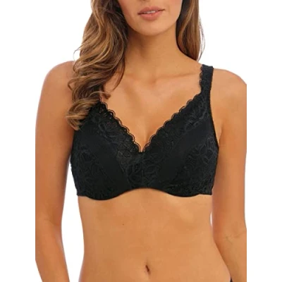 Immagine di Wacoal Reggiseno Minimizer con armature raffinate 90D, Le Noir, 3D
