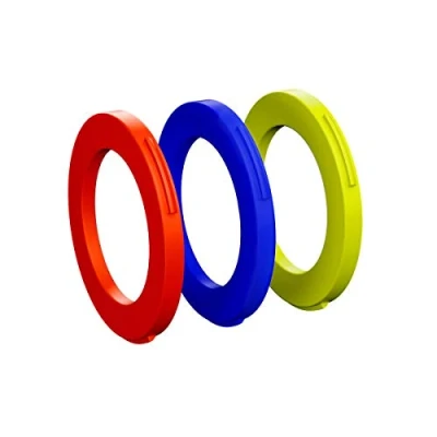 Immagine di Magura, Kit Di Coperture Per Pinza Freno, A 4 Pistoncini, Dal Ma2015 (Blu, Rosso Neon, Giallo Neon) (Conf. = 12 Pezzi), Copertura Pinze Multicolore, U, Unisex Adult.
