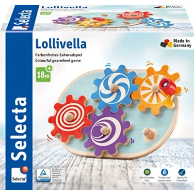 Immagine di Selecta Lollivella 62084 Gioco in Legno, Multicolore, 17,5 cm,