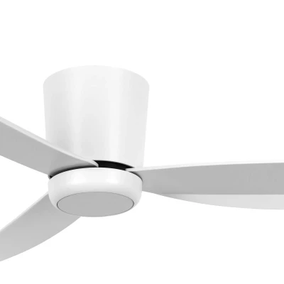 Immagine di Beacon Lighting Ventilatore da soffitto con luce Array bianco 137 cm silenzioso