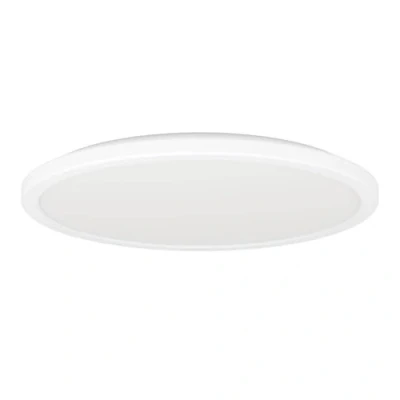 Immagine di Eglo Rovito Plafoniera a LED, rotonda, con telecomando, per bagno, lampada da soffitto in plastica di colore bianco, luce bianca calda e fredda, IP44, diametro 39 cm