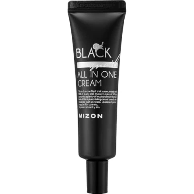 Immagine di [Mizon] Crema alla Bava di lumaca nera (35ml) Premium; Trattamento anti invecchiamento; Cosmetico coreano con estratti piante e mucina (All in One Black Snail Cream)