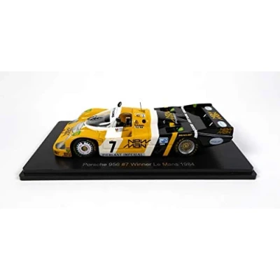 Immagine di OPO 10 Auto in Scala 1/43 Compatibile con Porsche 956#7 Winner Le Mans 1984 Ludwig Pescarolo Spark for Hachette Japan 03