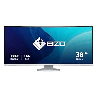 Immagine di EIZO FlexScan EV3895 WT LED Display 95,2 cm (37.5&quot;) 3840 x 1600 Pixel Ultra Wide Quad HD+ Bianco WT, (37.5&quot;), Pixel, HD+, LED, 5 ms,