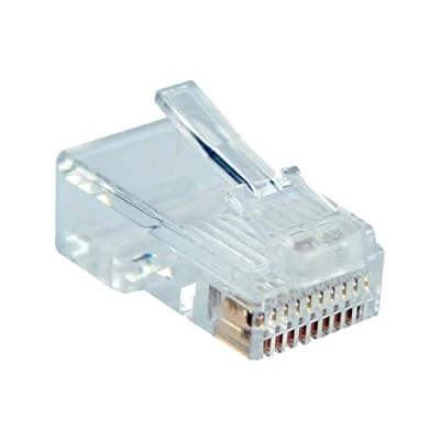 Immagine di InLine 21400 Plug Modulare, Telefonico, Isdn a Crimpare su Cavo Piatto, RJ50, Nero