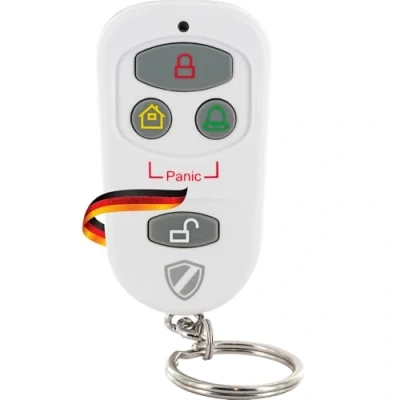 Immagine di &#039;Schwaiger hgc100 532 RF Wireless Premere i pulsanti Bianco Telecomando Telecomandi (RF senza fili, Bianco, sistema di sicurezza, Plastica, Schwaiger &quot;Green Guard System, Prema pulsanti)