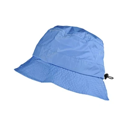 Immagine di Toutacoo, Bob, Cappello da Pioggia, Facilmente Pieghevole nella Tasca Integrata, Aspetto Nylon (08 Azzurro/Pioggia)