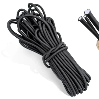 Immagine di Cord corda elastica 4mm 10M di Gomma Cavo Elastico Marino, Robusto 10 M Corde Elastiche, per teloni, Bungee Resistenti Campeggio Bivvy Bivi Conservazione Fai da Te Multiuso