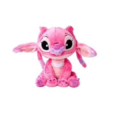 Immagine di Simba Disney Plush originale Di Angel, 6315876954, +0 mesi, dimensione 25 cm, colore rosa, morbidissimo, dal cartone animato Lilo &amp; Stitch, licenza ufficiale