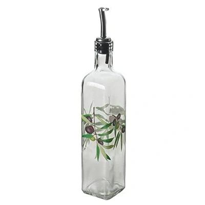 Immagine di Excelsa Oliera con Beccuccio Versatore, Trasparente Decorazioni Olive, 6 cm