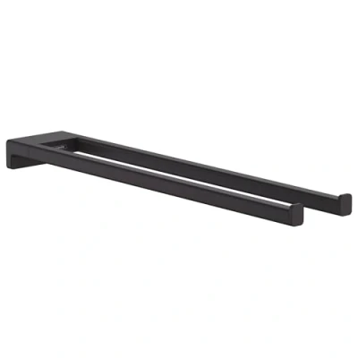 Immagine di hansgrohe AddStoris Porta asciugamano doppio, nero opaco, 41770670