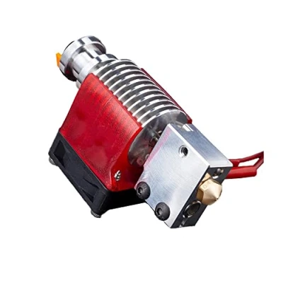Immagine di Super Print V6 Volcano Hotend 24V Kit, Remote Bowen J head Hotend,Titanium Alloy HeatBreak, Cooling Fan Bracket, For 3D Printers Hotend. (24V Brass Nozzle Kit)