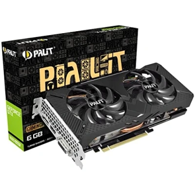 Immagine di Palit GeForce GTX 1660 SUPER GamingPro Scheda grafica da 6 GB, 1408 Core, 1530 MHz, 1785 Boost, DisplayPort, Dual Link DVI D, HDMI, NE6166S018J9 1160A 1