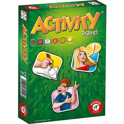 Immagine di Piatnik Activity Travel 6041 / Gioco Classico per Viaggiare/Pantomime, disegnare, Spiegare Sono richiesti/a Partire dai 12 Anni/per Le Vacanze/Fino a 16 Giocatori