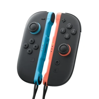 Immagine di STREAMVOY Joy con per Nintendo Switch 2 (Rosso e Blu) Controller SL/SR Più Grandi, Joystick Migliorati Connessione Magnetica una Giocabilità Stabile