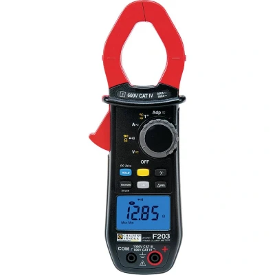 Immagine di Chauvin Arnoux F203 Pinza amperometrica digitale CAT III 1000 V, IV 600 V Display (Counts): 6000
