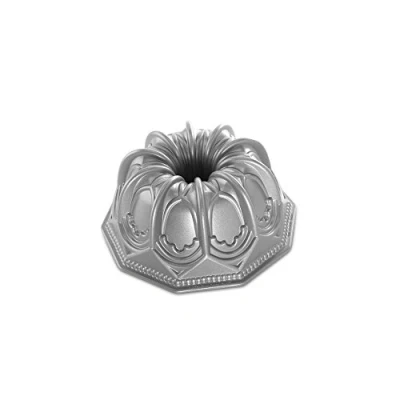 Immagine di Nordic Ware 88637 Stampo Cattedrale, Alluminio pressofuso, Argento