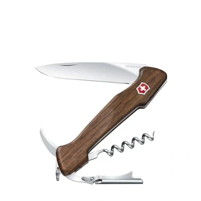 Immagine di Victorinox, Wine Master Wood, Coltello Svizzero, Originale, Multiuso, Campeggio, 6 Funzioni, Lama, grande, Two step lever, Bloccabile