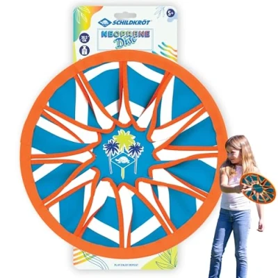 Immagine di Schildkröt Disco in Neoprene, Ø30cm, Frisbee Morbido, Nuovo Design, 970352, Vert/Rosso