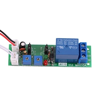 Immagine di modulo timer, interruttore relè accensione/spegnimento ritardo ciclo regolabile DC 5V 12V 24V(5V 0 24h)