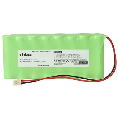 Immagine di vhbw batteria sostituisce Visonic 0 9912 G, 103 300672, GP180AAH8BMX per sistema d&#039;allarme (2200mAh, 9,6V, NiMH)