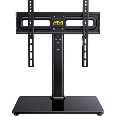 Immagine di Supporto TV da Tavolo Universale per LCD LED OLED 32 60 pollici Regolabile in altezza, sostiene 40 kg, max. VESA 400x400mm