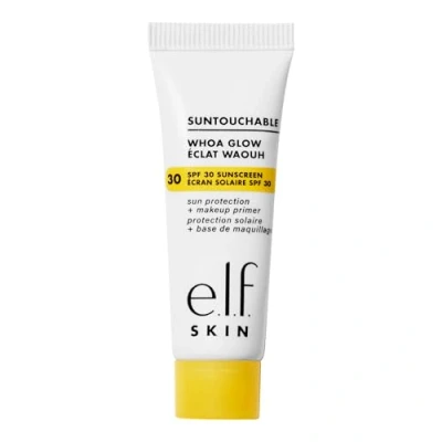 Immagine di e.l.f. SKIN Suntouchable! Invisible Mini SPF 30, leggera protezione solare a base di gel per un incarnato uniforme, funge anche da primer make up, prodotto vegano e non testato sugli animali