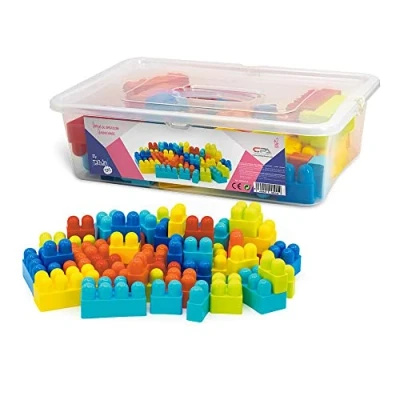 Immagine di VICAM TOYS, S.L. Valigetta con 48 pezzi di costruzione in plastica TACHAN Giochi, Multicolore (778T00515)