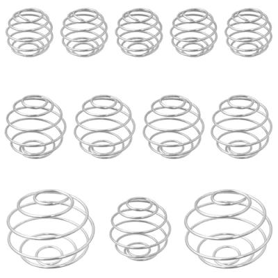Immagine di TTQiAnJ 12 Pezzi Miscelatore Sfera Shaker,Miscelatore in Acciaio Inossidabile,Agitare la per Bevande Miste Alle Proteine,Tre Dimensioni,Argento