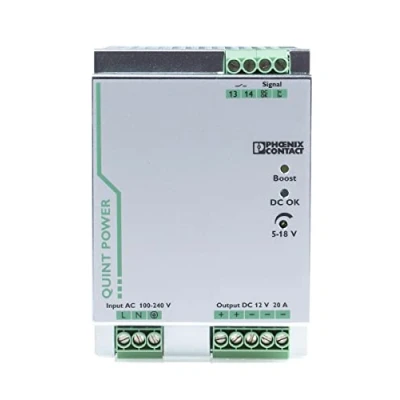 Immagine di Phoenix Contact QUINT PS/1AC/12DC/20 Alimentatore per guida DIN 12 V/DC 20 A 240 W Num. uscite:1 x Contenuto 1 pz.