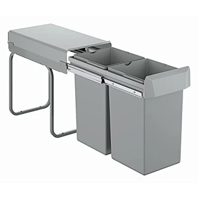 Immagine di GROHE Accessori, Sistema di separazione per raccolta rifiuti, completamente estensibile, basi sottolavello dotate sistemi ad anta battente, larghezza mobile minima 30 cm, 40855000