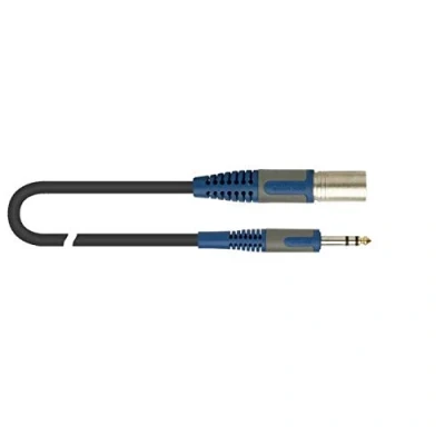 Immagine di QUIK LOK RKSM/344 3 XLR Maschio/Jack Stereo, Cavo Microfonico, Colore Nero, Lunghezza mt.