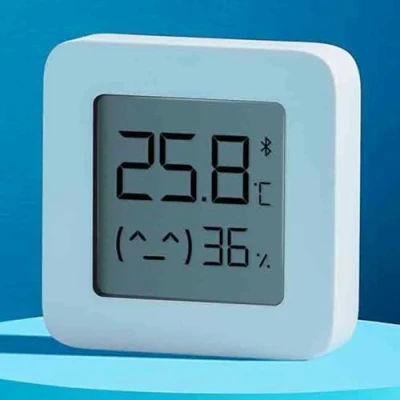 Immagine di Xiaomi Mi Temperature And Humidity Monitor 2 Misuratore di temperatura e umidità istantanea Orologio termometro digitale ambientale Compatibile con Home per