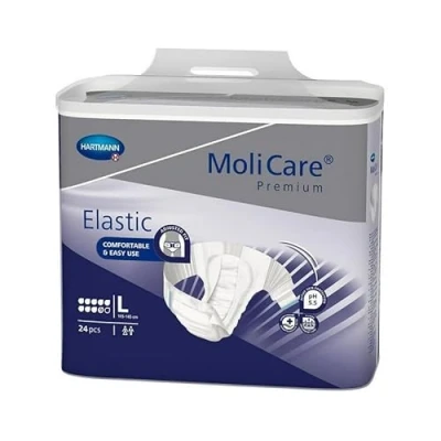 Immagine di Molicare Premium Slip Elastic 9 gocce Large 6 confezioni da 24 protezioni