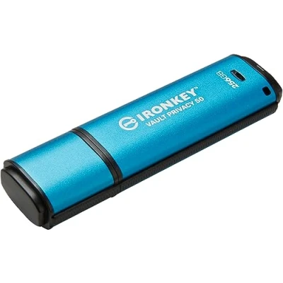 Immagine di Kingston IronKey Vault Privacy 50 Drive USB con certificazione FIPS 197 e crittografia XTS AES a 256 bit per la protezione dei dati IKVP50/256GB