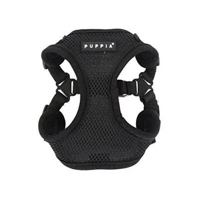 Immagine di Puppia PARA HC1533 BK L Soft Harness C Pettorina Morbida per Cani, Nero, L, 1 Pezzo
