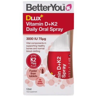 Immagine di Spray orale con vitamina D + K2, 3000UI, 12ml, BetterYou