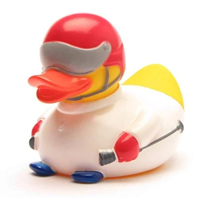 Immagine di Sciatore Paperelle di gomma Anatra Paperella da Bagno Duckshop Rubber Duck Gioco per il bagnetto L: 9 cm