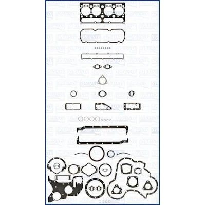 Immagine di AJUSA 50009900 Kit completo guarnizioni, Motore con guarnizione testata, tenuta stelo valvola FIBERMAX